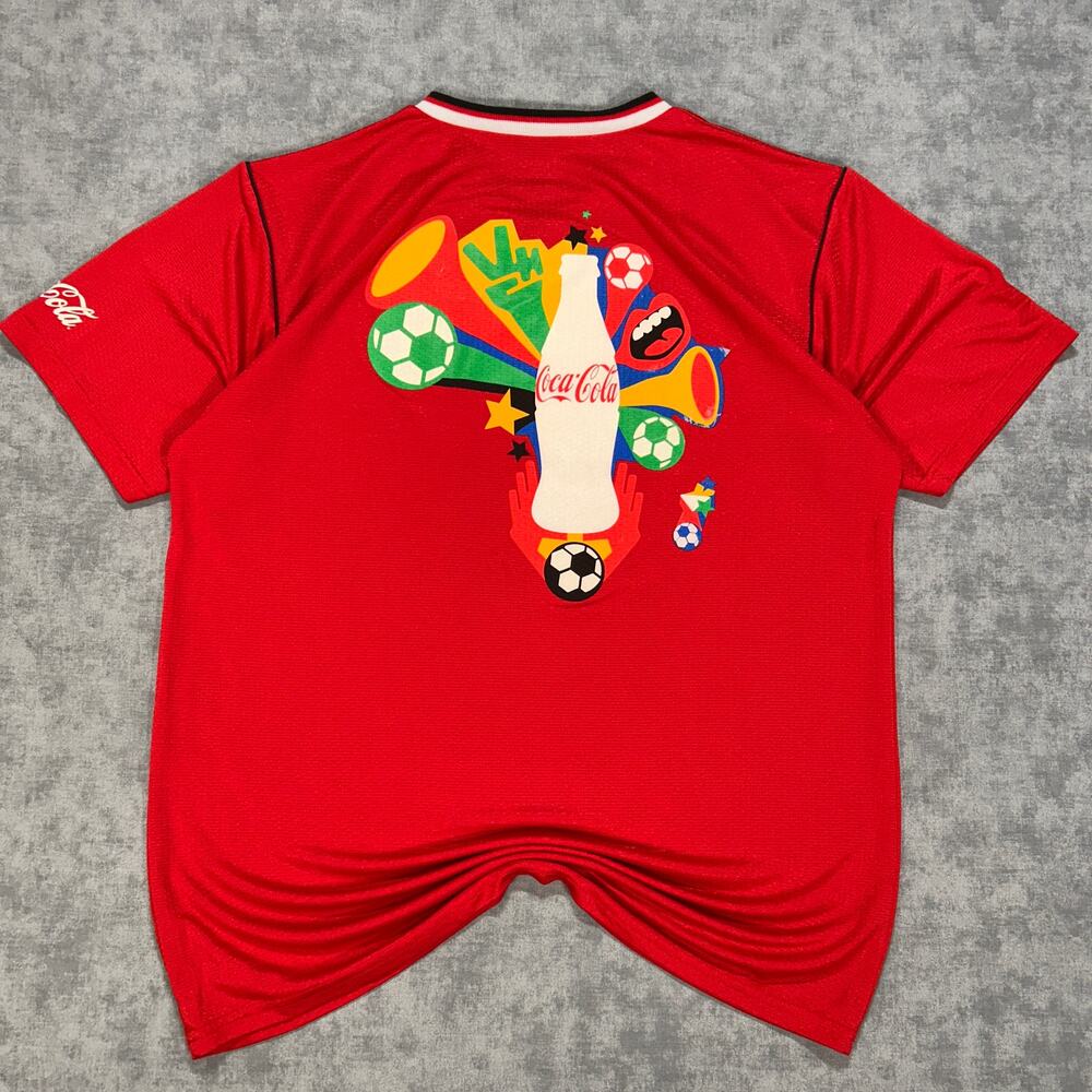 Score Coca Cola 2010 FIFA World Cup South Africa Soccer Jersey Shirt Mens XXL